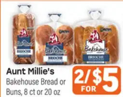 Tony’s Fresh Market Aunt Millie's Bakehouse Bread or Buns offer
