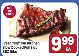 Tony’s Fresh Market Slow Cooked Full Slab BBQ Ribs offer