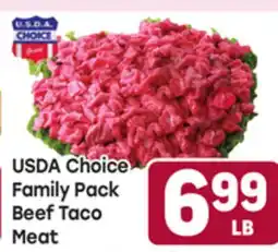 Tony’s Fresh Market USDA Choice Family Pack Beef Taco Meat offer