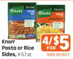 Tony’s Fresh Market Knorr Pasta or Rice Sides offer