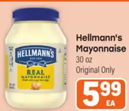 Tony’s Fresh Market Hellmann's Mayonnaise offer