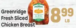 Tony’s Fresh Market Greenridge Fresh Sliced Chicken Breast offer