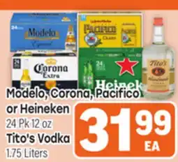 Tony’s Fresh Market Modelo, Corona, Pacifico or Heineken or Tito's Vodka offer