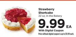 Food 4 Less Strawberry Shortcake offer