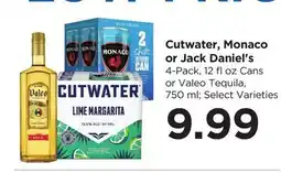 Food 4 Less Cutwater, Monaco or Jack Daniel's offer