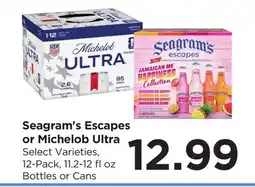 Food 4 Less Seagram's Escapes or Michelob Ultra offer