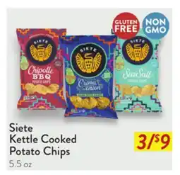 Fresh Thyme Siete Kettle Cooked Potato Chips offer