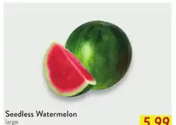 Fresh Thyme Seedless Watermelon offer