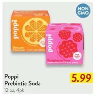 Fresh Thyme Poppi Prebiotic Soda offer