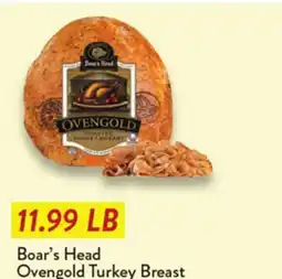 Fresh Thyme Boar's Head Ovengold Turkey Breast offer