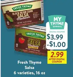 Fresh Thyme Fresh Thyme Salsa offer