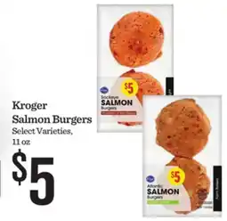 Mariano's Kroger Salmon Burgers offer
