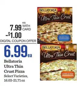 Mariano's Bellatoria Ultra Thin Crust Pizza offer