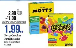Mariano's Betty Crocker Fruit Snacks offer