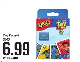 Mariano's Toy Story 5 UNO offer