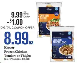 Mariano's Kroger Frozen Chicken Tenders or Thighs offer