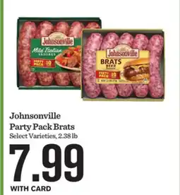 Mariano's Johnsonville Party Pack Brats offer