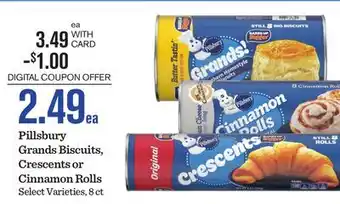 Mariano's Pillsbury Grands Biscuits, Crescents or Cinnamon Rolls offer
