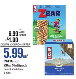 Mariano's Clif Bar or ZBar Multipack offer