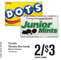 Mariano's Tootsie Theater Box Candy offer