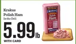 Mariano's Krakus Polish Ham offer