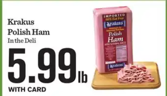Mariano's Krakus Polish Ham offer