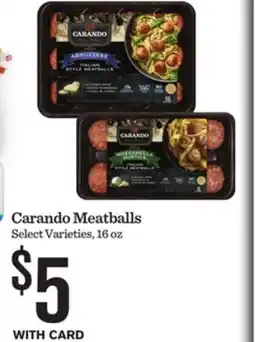 Mariano's Carando Meatballs offer