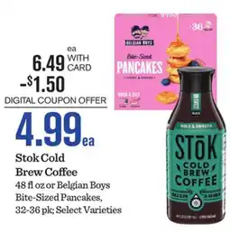 Mariano's Stok Cold Brew Coffee offer