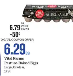Mariano's Vital Farms Pasture-Raised Eggs offer