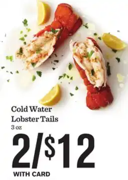 Mariano's Cold Water Lobster Tails offer