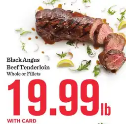 Mariano's Black Angus Beef Tenderloin offer