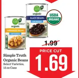 Mariano's Simple Truth Organic Beans offer