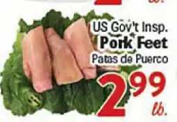 Rio Valley Market US Gov't Insp. Pork Feet offer