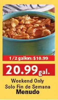 Rio Valley Market Menudo offer