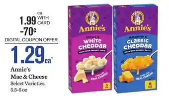 Mariano's Annie's Mac & Cheese offer