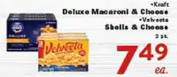 Rio Valley Market •Kraft Deluxe Macaroni & Cheese •Velveeta Shells & Cheese offer