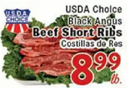 Rio Valley Market USDA Choice Black Angus Beef Short Ribs offer