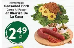 Rio Valley Market Carne Al Pastor or Chorizo De La Casa offer
