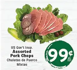 Rio Valley Market US Gov't Insp. Assorted Pork Chops offer