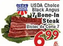 Rio Valley Market USDA Choice Black Angus 7 Bone-In Steak offer