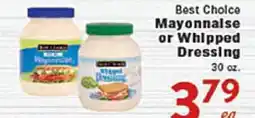 Rio Valley Market Best Choice Mayonnalle or Whipped Dressing offer