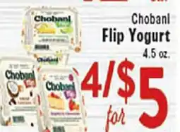 Rio Valley Market Chobani Flip Yogurt offer