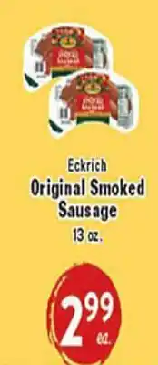 Rio Valley Market Eckrich Original Smoked Sausage offer
