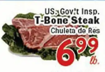 Rio Valley Market US Gov't Insp. T-Bone Steak offer