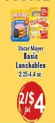 Rio Valley Market Oscar Mayer Basic Lunchables offer