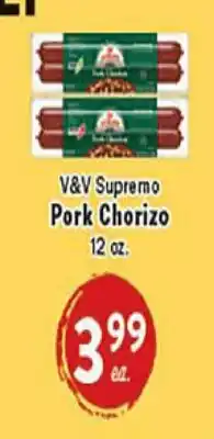 Rio Valley Market V&V Supremo Pork Chorizo offer
