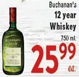 Rio Valley Market Buchanan's 12 year Whiskey offer