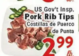 Rio Valley Market US Gov't Insp. Pork Rib Tips offer