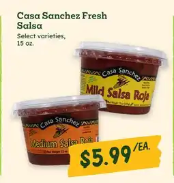 Sprouts Farmers Market Casa Sanchez Fresh Salsa offer