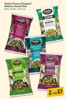 Sprouts Farmers Market Taylor Farms Chopped Salad or Sauté Kits offer